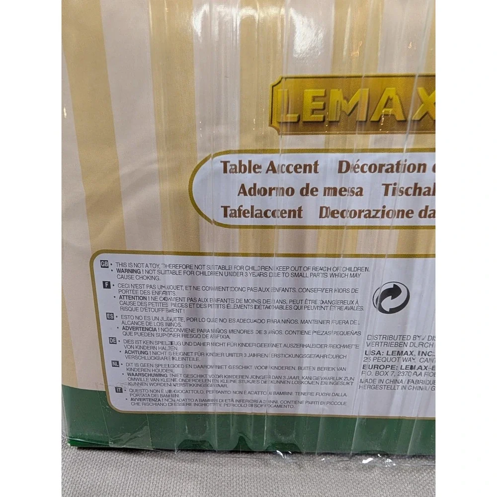 Lemax Christmas Catastrophe 73303 Village Table Accent New Sealed Retired 2017